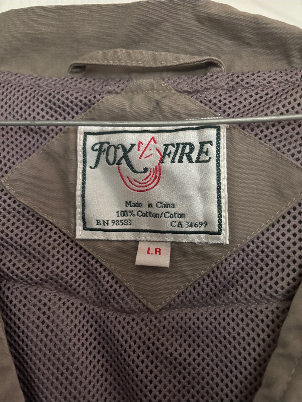 Fox Fire Mesh-Lined Fishing Vest